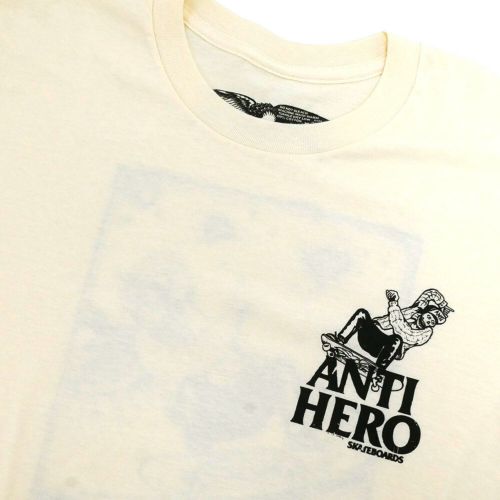 ANTIHERO T-SHIRT アンチヒーロー Tシャツ HEWITT LANCE CREAM スケートボード スケボー 2