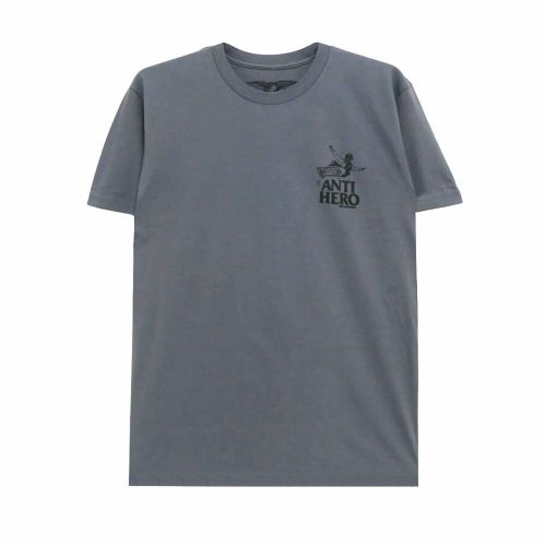 ANTIHERO T-SHIRT アンチヒーロー Tシャツ PHELPS LANCE DBL ASPHALT スケートボード スケボー 1