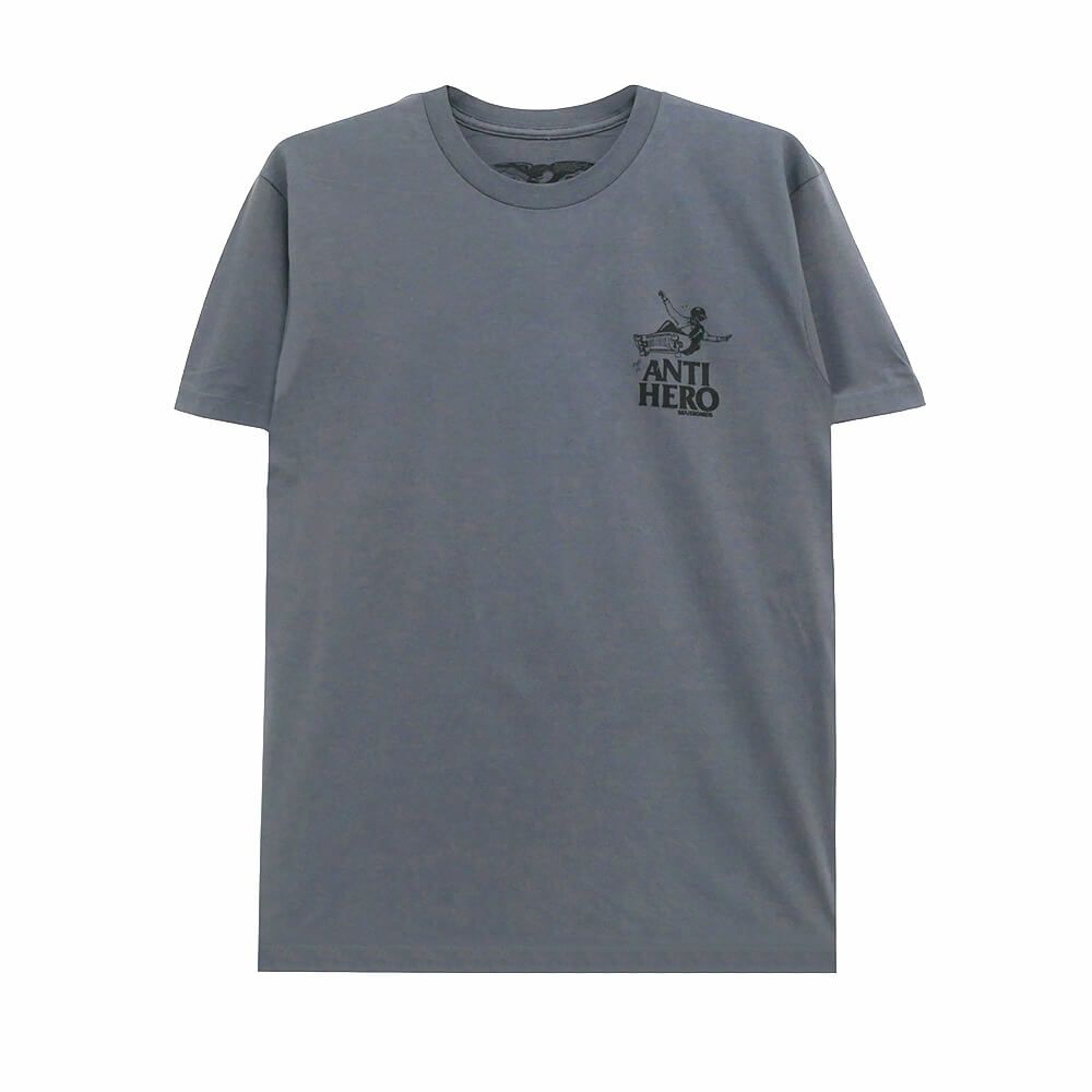 ANTIHERO T-SHIRT アンチヒーロー Tシャツ PHELPS LANCE DBL ASPHALT スケートボード スケボー 1