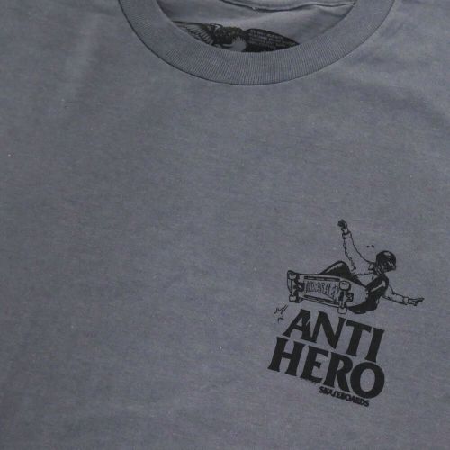 ANTIHERO T-SHIRT アンチヒーロー Tシャツ PHELPS LANCE DBL ASPHALT スケートボード スケボー 2