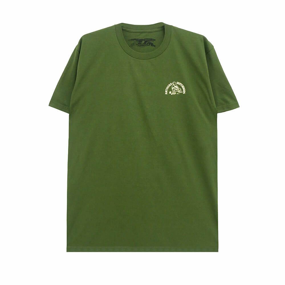 ANTIHERO T-SHIRT アンチヒーロー Tシャツ CLUB HOUSE OLIVE スケートボード スケボー 1