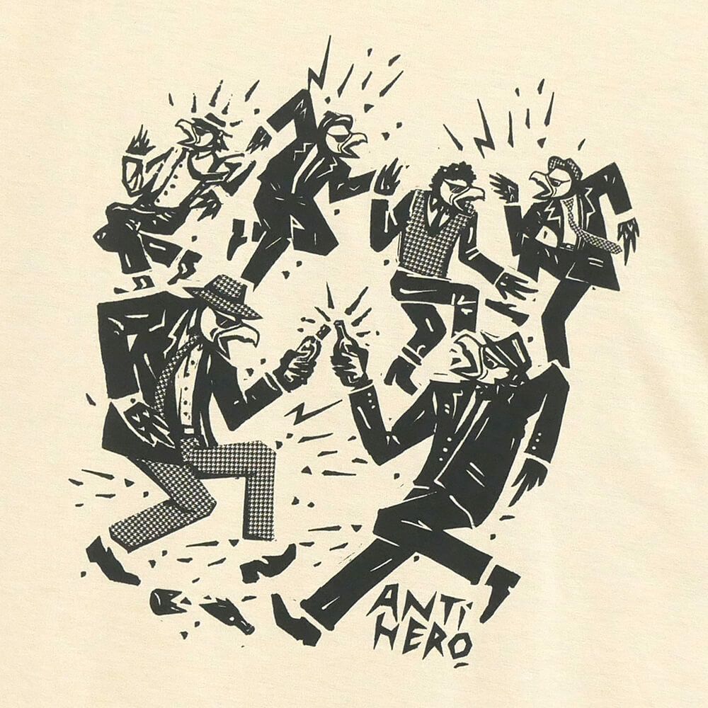 ANTIHERO T-SHIRT アンチヒーロー Tシャツ RUDER BWOYS BONE スケートボード スケボー 3