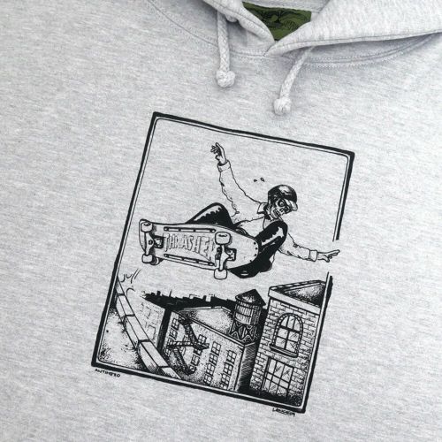ANTIHERO HOOD アンチヒーロー パーカー PHELPS LANCE GREY スケートボード スケボー 1