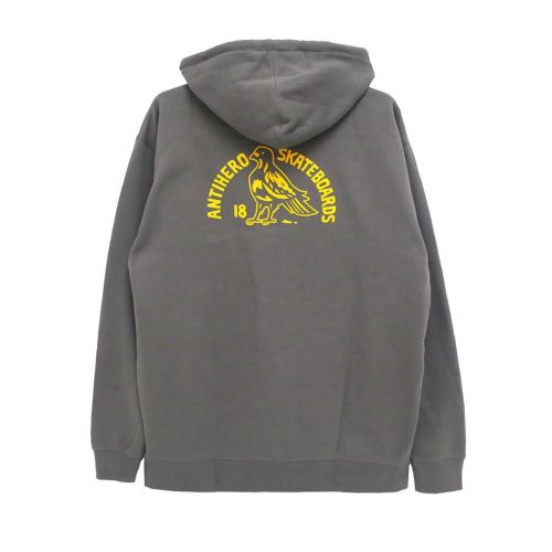 ANTIHERO HOOD アンチヒーロー パーカー CLUB HOUSE CHARCOAL スケートボード スケボー 