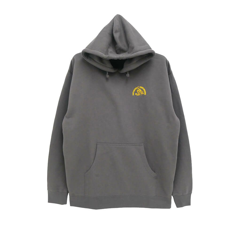 ANTIHERO HOOD アンチヒーロー パーカー CLUB HOUSE CHARCOAL スケートボード スケボー 1