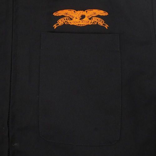 ANTIHERO JACKET アンチヒーロー ジャケット BASIC EAGLE STASH BLACK/ORANGE スケートボード スケボー 2