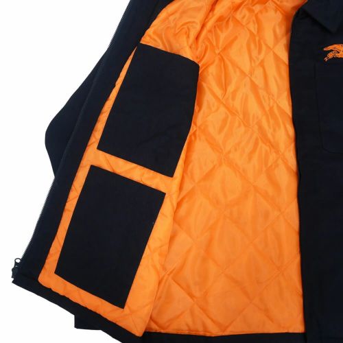 ANTIHERO JACKET アンチヒーロー ジャケット BASIC EAGLE STASH BLACK/ORANGE スケートボード スケボー 6