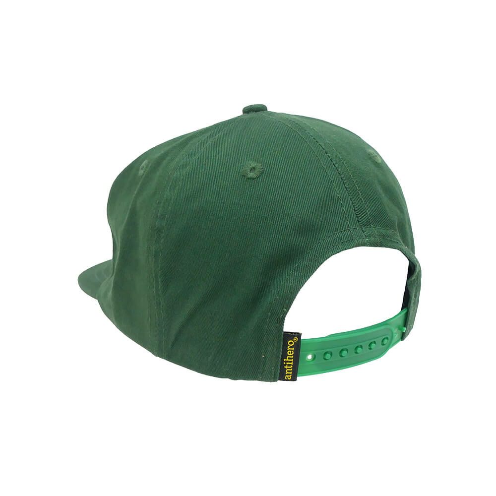ANTIHERO CAP アンチヒーロー キャップ CLUB HOUSE SNAPBACK GREEN スケートボード スケボー 2