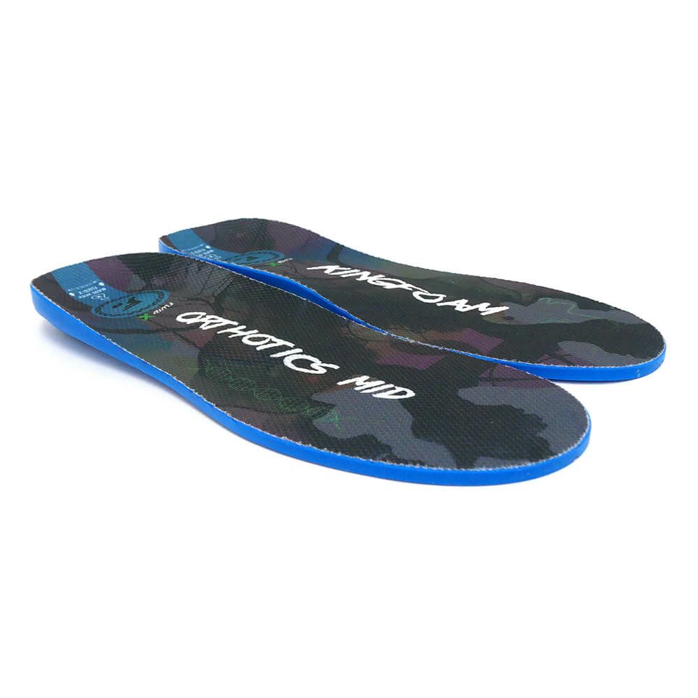 脅威の衝撃吸収 FOOTPRINT INSOLE フットプリント インソール KINGFOAM ORTHOTICS FLUID X 2 BLACK CAMO/WHITE スケートボード スケボー 4