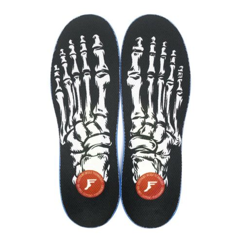 脅威の衝撃吸収 FOOTPRINT INSOLE フットプリント インソール KINGFOAM ORTHOTICS FLUID X 2 SKELETON BLACK スケートボード スケボー 1