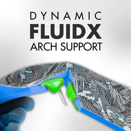 脅威の衝撃吸収 FOOTPRINT INSOLE フットプリント インソール KINGFOAM ORTHOTICS FLUID X 2 SKELETON BLACK スケートボード スケボー 5