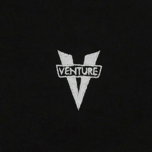 VENTURE T-SHIRT ベンチャー Tシャツ HEREITAGE EMB BLACK/GREY スケートボード スケボー 2