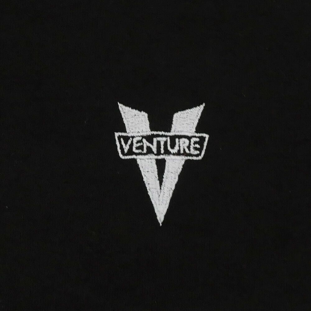 VENTURE T-SHIRT ベンチャー Tシャツ HEREITAGE EMB BLACK/GREY スケートボード スケボー 2