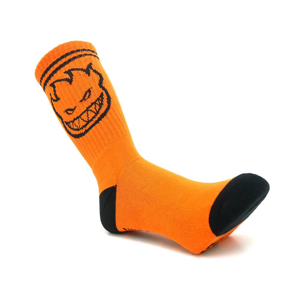 SPITFIRE SOCKS スピットファイヤー ソックス 靴下 BIGHEAD ORANGE/BLACK スケートボード スケボー 
