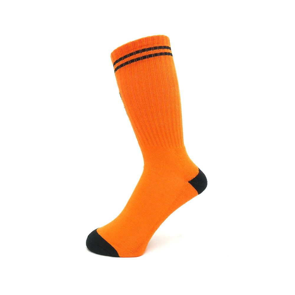 SPITFIRE SOCKS スピットファイヤー ソックス 靴下 BIGHEAD ORANGE/BLACK スケートボード スケボー 1