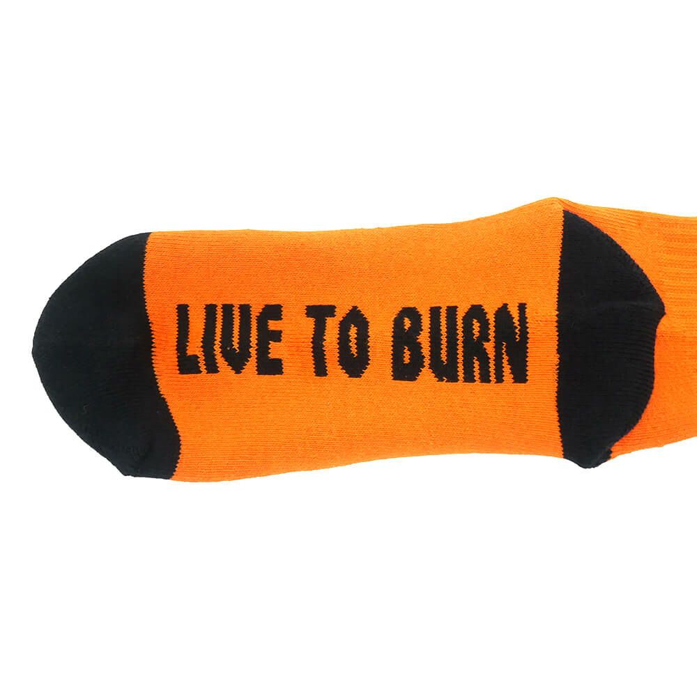 SPITFIRE SOCKS スピットファイヤー ソックス 靴下 BIGHEAD ORANGE/BLACK スケートボード スケボー 5