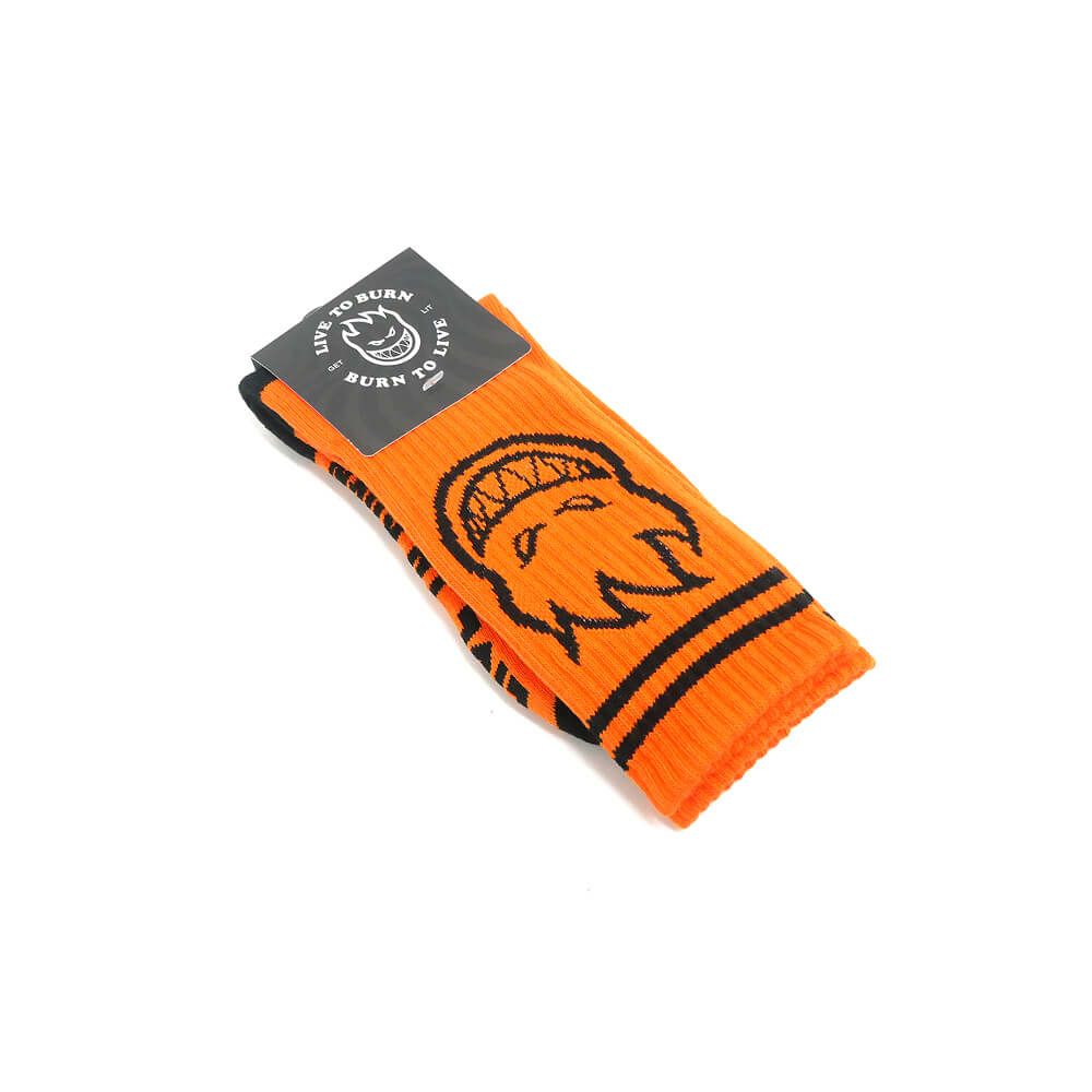 SPITFIRE SOCKS スピットファイヤー ソックス 靴下 BIGHEAD ORANGE/BLACK スケートボード スケボー 6
