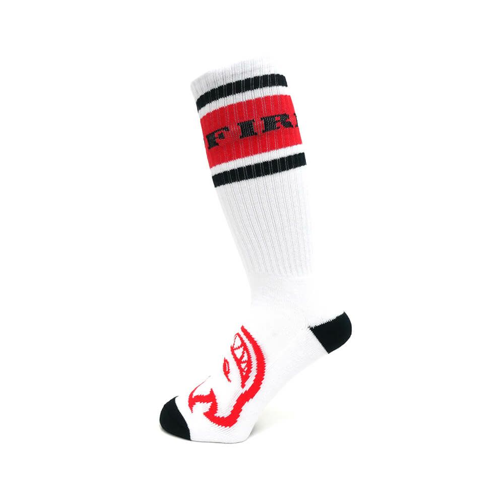  SPITFIRE SOCKS スピットファイヤー ソックス 靴下 CLASSIC 87 BIGHEAD WHITE/BLACK/RED スケートボード スケボー 1