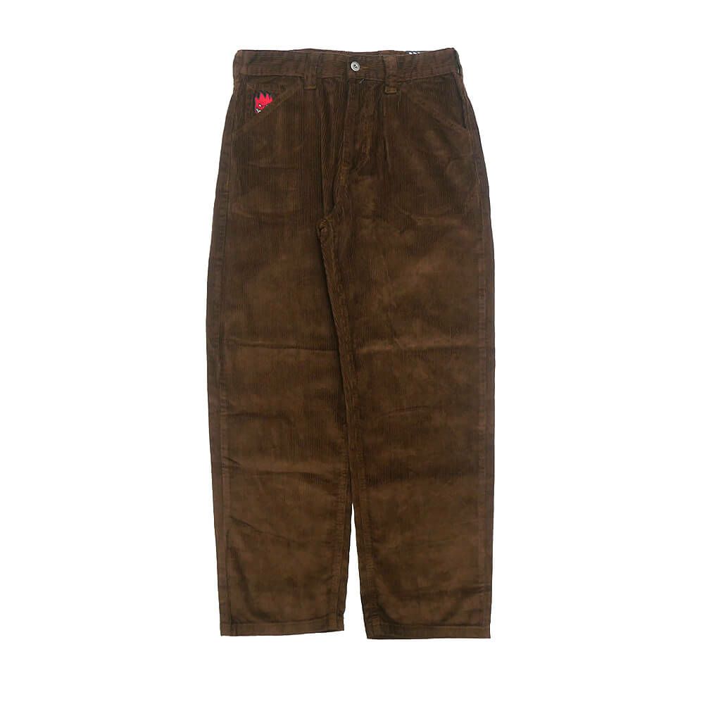 SPITFIRE PANTS スピットファイヤー パンツ ジーンズ BIGHEAD FILL CORDUROY BROWN スケートボード スケボー 
