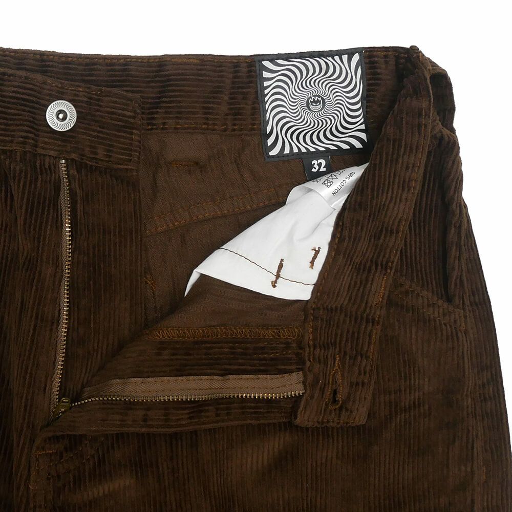 SPITFIRE PANTS スピットファイヤー パンツ ジーンズ BIGHEAD FILL CORDUROY BROWN スケートボード スケボー 3