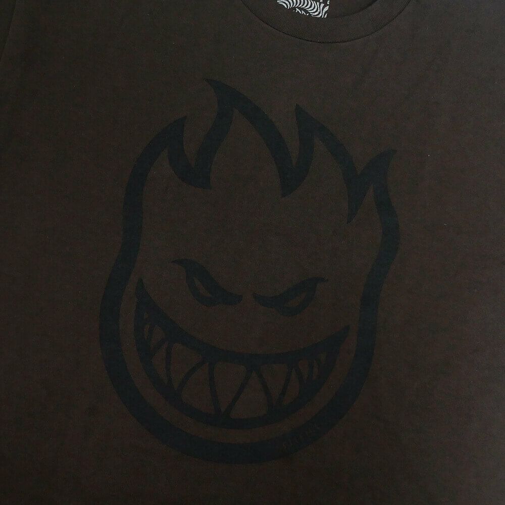 SPITFIRE T-SHIRT スピットファイヤー Tシャツ BIGHEAD DARK CHOCOLATE スケートボード スケボー 1