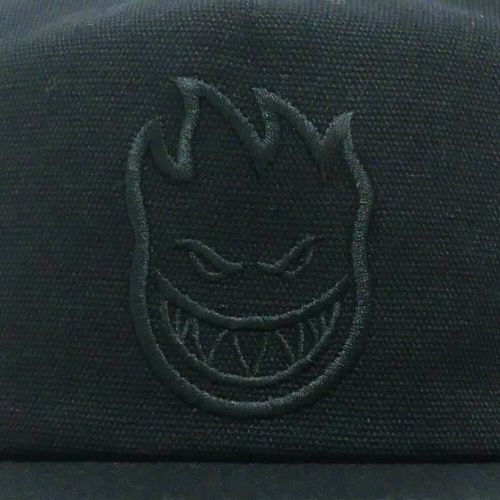 SPITFIRE CAP スピットファイヤー キャップ BIGHEAD FILL SNAPBACK BLACK/BLACK スケートボード スケボー 4