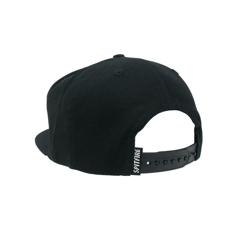 SPITFIRE CAP スピットファイヤー キャップ OLD E DROP SNAPBACK BLACK スケートボード スケボー 2