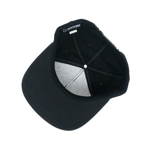 SPITFIRE CAP スピットファイヤー キャップ OLD E DROP SNAPBACK BLACK スケートボード スケボー 3