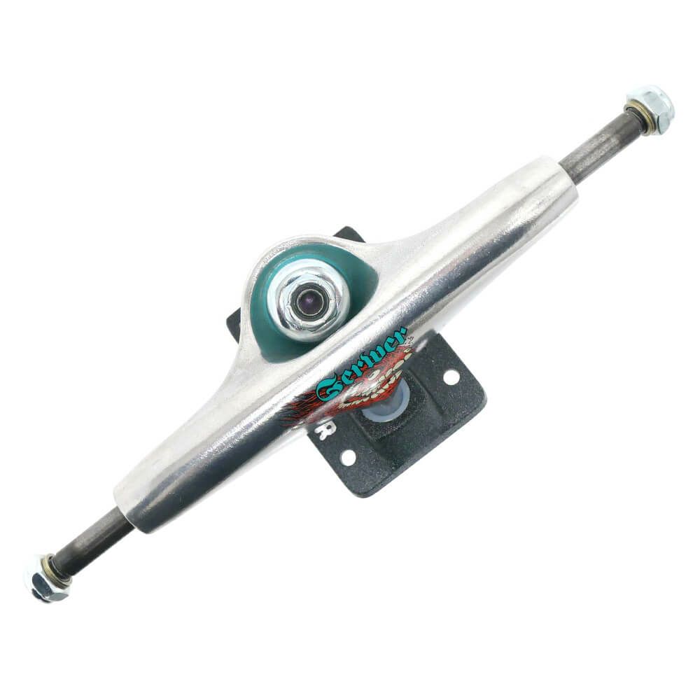 THUNDER TRUCK サンダー トラック T-II FRANK GERWER SCREAMING GRIMPLE 148 HI シルバー/黒 スケートボード スケボー　6