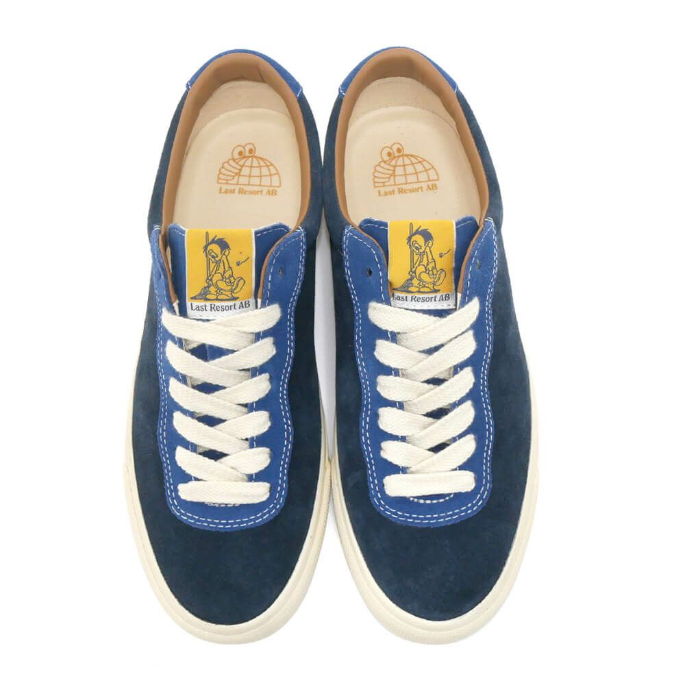 LAST RESORT AB SHOES ラストリゾートエービー シューズ スニーカー VM001 SUEDE LO NICK PATRIOT BLUE/WHITE スケートボード スケボー 3