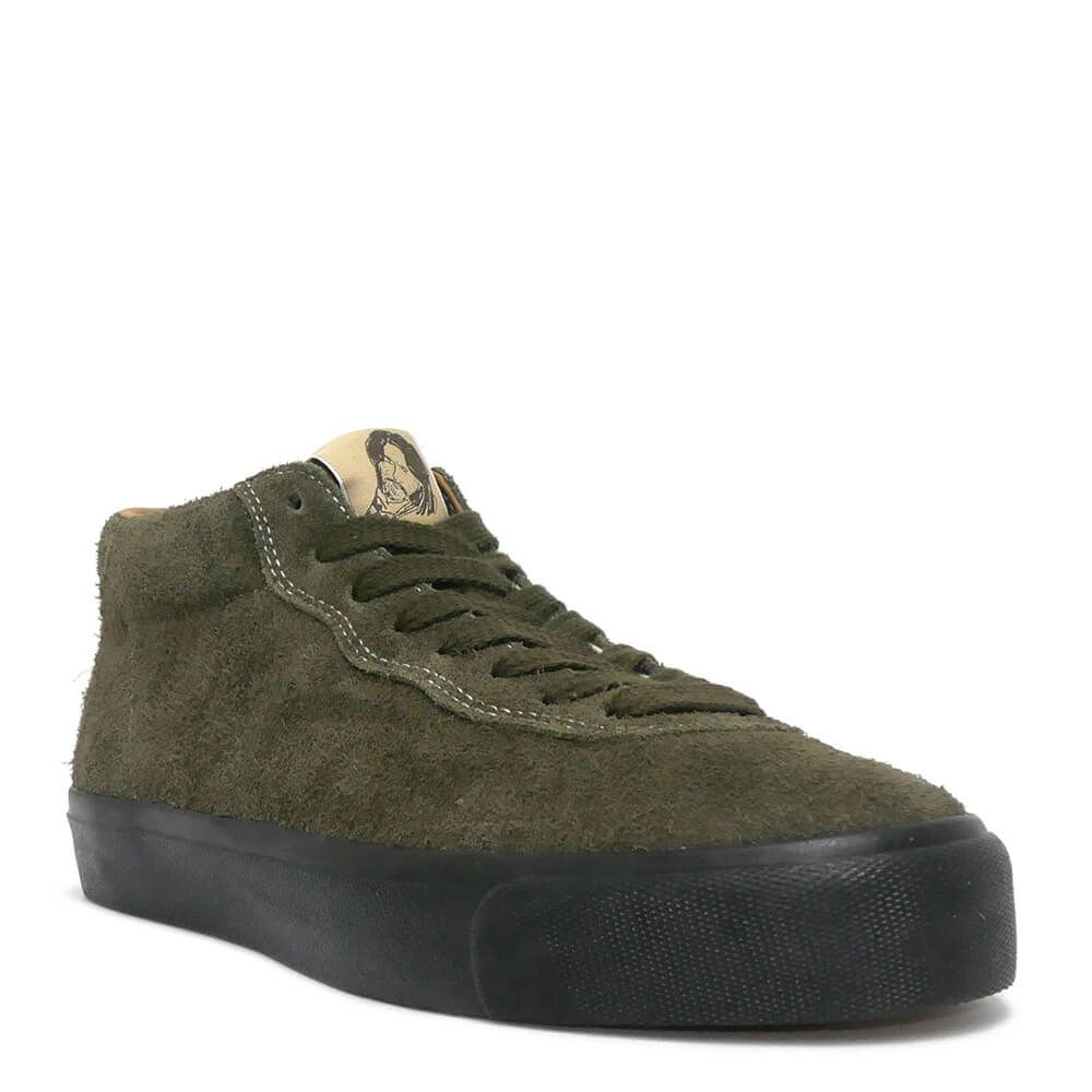 LAST RESORT AB SHOES ラストリゾートエービー シューズ スニーカー VM001 SUEDE MID DANE BRONZE GREEN/BLACK スケートボード スケボー 1