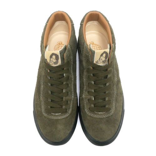 LAST RESORT AB SHOES ラストリゾートエービー シューズ スニーカー VM001 SUEDE MID DANE BRONZE GREEN/BLACK スケートボード スケボー 3