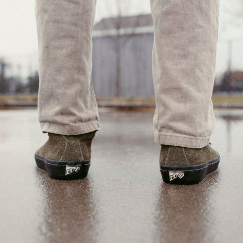 LAST RESORT AB SHOES ラストリゾートエービー シューズ スニーカー VM001 SUEDE MID DANE BRONZE GREEN/BLACK スケートボード スケボー 10