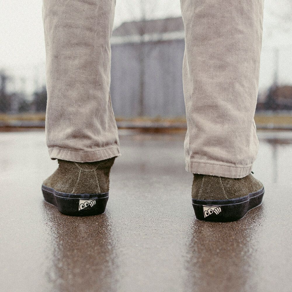 LAST RESORT AB SHOES ラストリゾートエービー シューズ スニーカー VM001 SUEDE MID DANE BRONZE GREEN/BLACK スケートボード スケボー 10