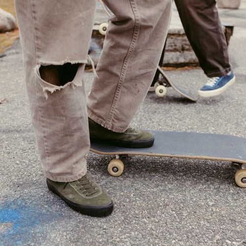 LAST RESORT AB SHOES ラストリゾートエービー シューズ スニーカー VM001 SUEDE MID DANE BRONZE GREEN/BLACK スケートボード スケボー 11