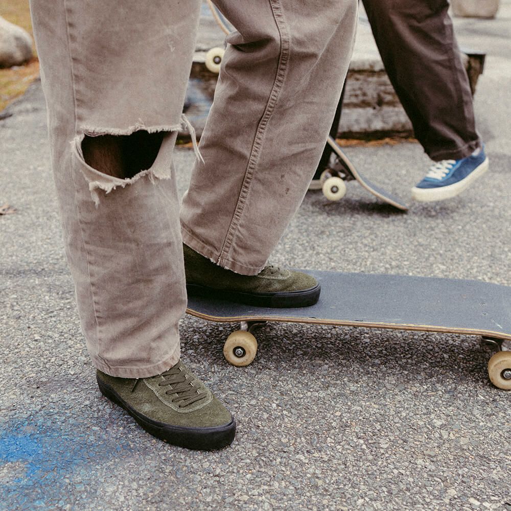 LAST RESORT AB SHOES ラストリゾートエービー シューズ スニーカー VM001 SUEDE MID DANE BRONZE GREEN/BLACK スケートボード スケボー 11