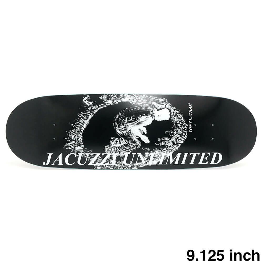 JACUZZI DECK ジャグジー デッキ TONY LATHAM RING OF FIRE 9.125 EGG SHAPE EPOXY 7 スケートボード スケボー 1