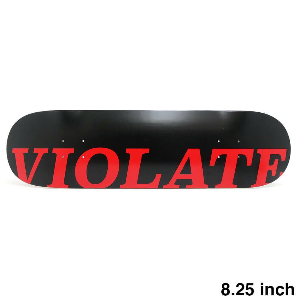 HARDBODY DECK ハードボディ デッキ TEAM VIOLATE RED/BLACK 8.25 SHORT スケートボード スケボー 1