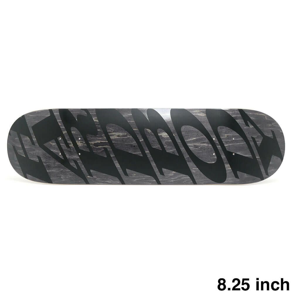 HARDBODY DECK ハードボディ デッキ TEAM STACKED LOGO BLACK 8.25 LONG スケートボード スケボー 1