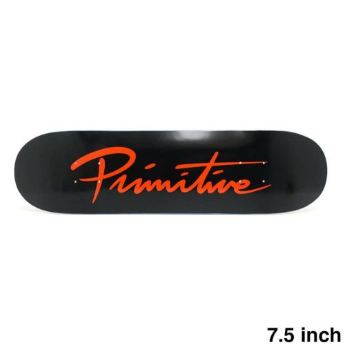 PRIMITIVE DECK プリミティブ デッキ TEAM NUEVO SCRIPT CORE BLACK/ORANGE 7.5 スケートボード スケボー 1