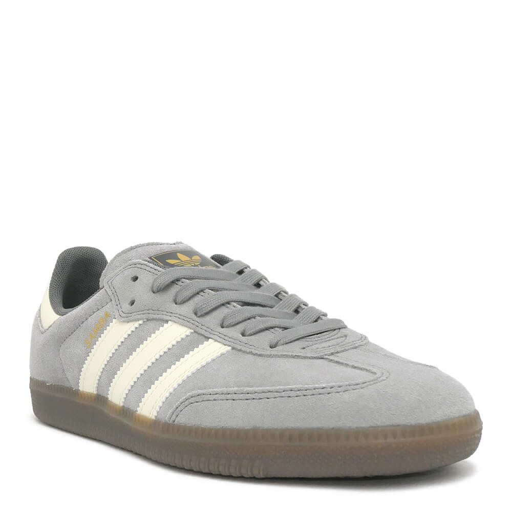 ADIDAS SKATEBOARDING SHOES アディダススケートボーディング シューズ スニーカー サンバ SAMBA ADV GREY/CREAM HQ7541 スケートボード スケボー　1