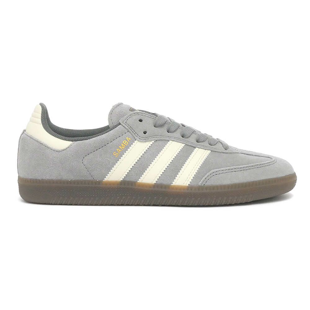 ADIDAS SKATEBOARDING SHOES アディダススケートボーディング シューズ スニーカー サンバ SAMBA ADV GREY/CREAM HQ7541 スケートボード スケボー　4