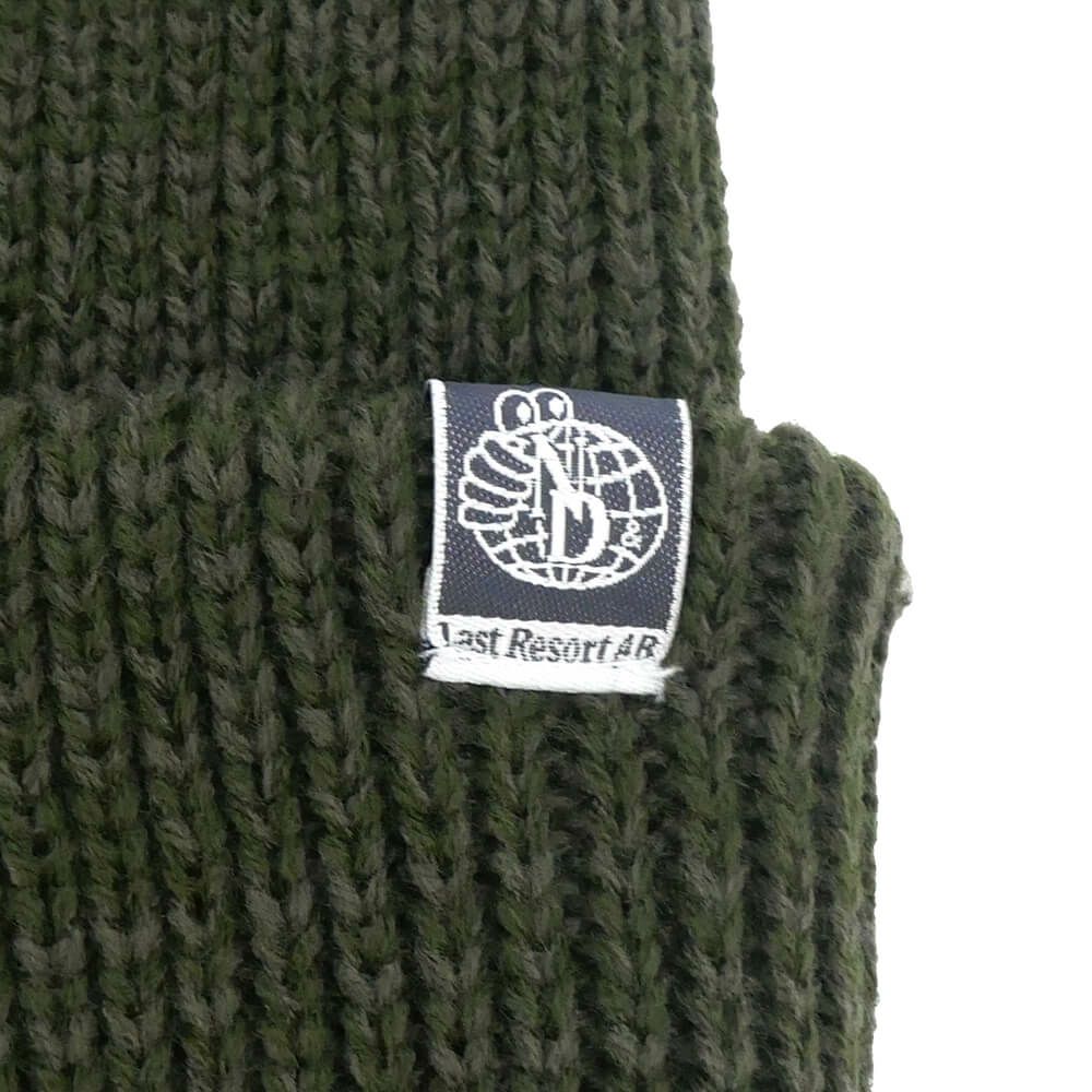 LAST RESORT AB KNITCAP ラストリゾートエービー ニットキャップ DANE RANDOM BEANIE BRONZE GREEN スケートボード スケボー 2