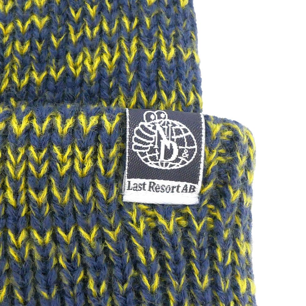LAST RESORT AB KNITCAP ラストリゾートエービー ニットキャップ NICK RANDOM BEANIE PATRIOT BLUE/SOLAR スケートボード スケボー 2