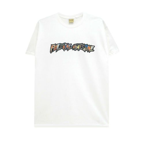 FUCKING AWESOME T-SHIRT ファッキンオーサム Tシャツ DILL COLLAGE LOGO WHITE スケートボード スケボー 