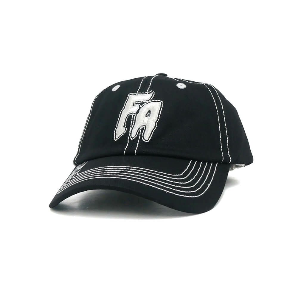 FUCKING AWESOME CAP ファッキンオーサム キャップ SEDUCTION CONSTRACT STITCH 6 PANEL SNAPBACK BLACK スケートボード スケボー 