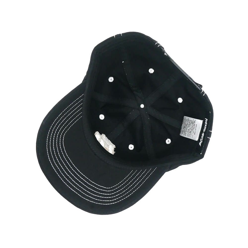 FUCKING AWESOME CAP ファッキンオーサム キャップ SEDUCTION CONSTRACT STITCH 6 PANEL SNAPBACK BLACK スケートボード スケボー 3