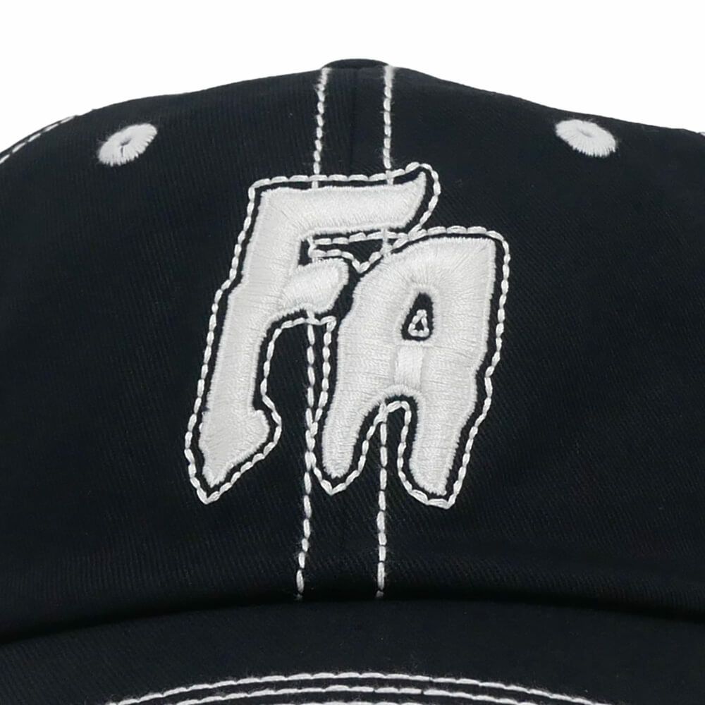 FUCKING AWESOME CAP ファッキンオーサム キャップ SEDUCTION CONSTRACT STITCH 6 PANEL SNAPBACK BLACK スケートボード スケボー 4