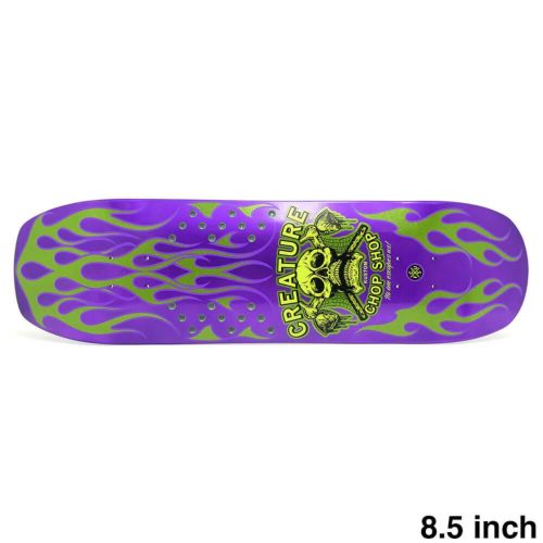 CREATURE DECK クリーチャー デッキ TEAM CHOP SHOP FLAME 8.5 SHAPED スケートボード スケボー 1