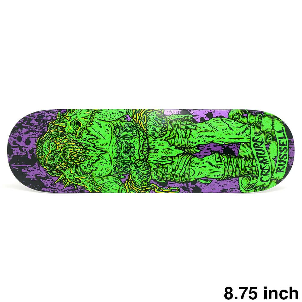 CREATURE DECK クリーチャー デッキ CHRIS RUSSELL VIKING OF HESH LAW XX 8.75 スケートボード スケボー 1